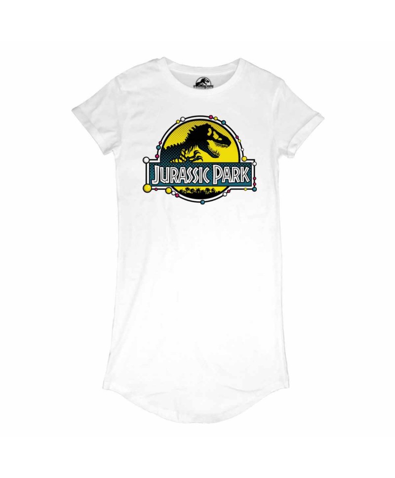 Hieshop|Jurassic Park - DNALogo (T-Shirt Dress)|Jurassic Park