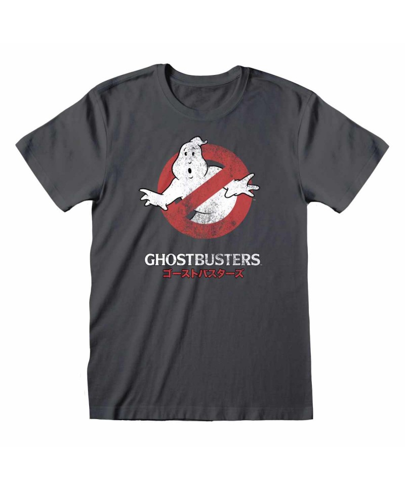 Hieshop|Ghostbusters - Japanese Text Logo (Unise|Ghostbusters