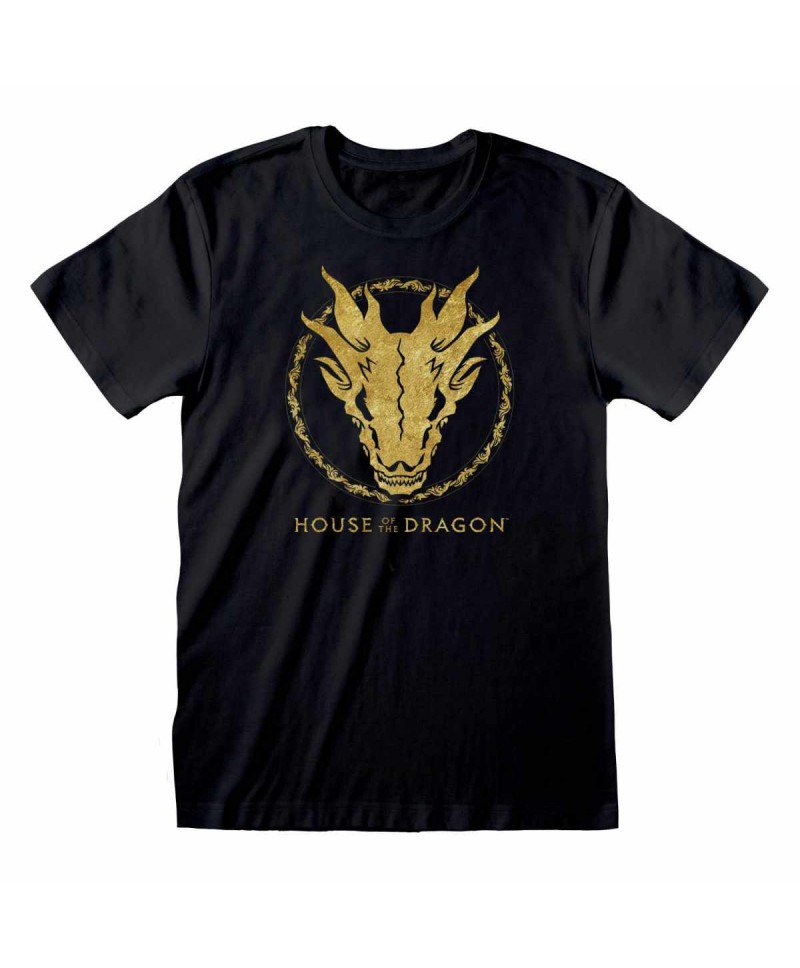 Hieshop|House Of The Dragon - Gold Ink Skull (Un|House Of The Dragon