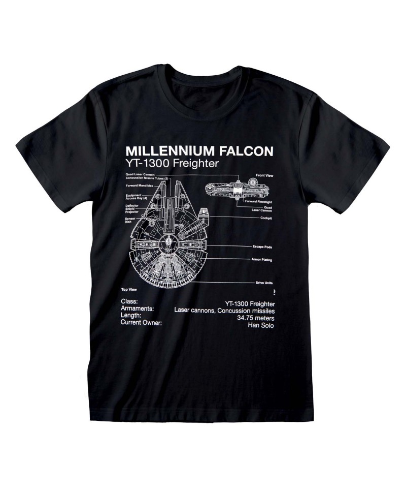 Hieshop|Star Wars - Millenium Falcon Sketch|Star Wars